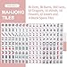 TIASUSAN 4 Layer American Mahjong Tiles Set with 166 Quality Acrylic Tiles (1.2