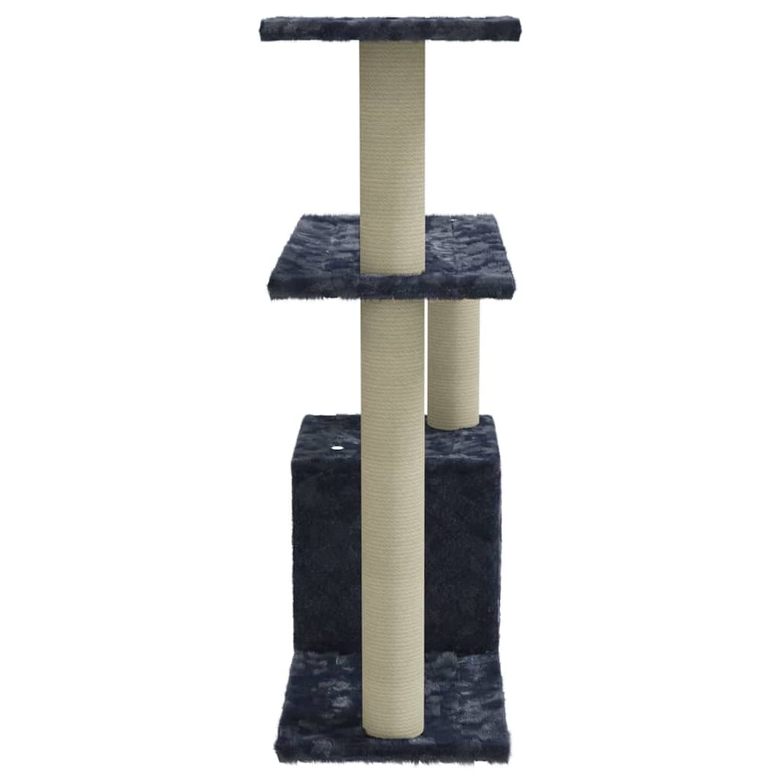Homgoday Tiragraffi per gatti con tiragraffi in sisal, grigio scuro, 70 cm, torre tiragraffi a torre, casa per arrampicata per gatti multilivello, centro attività per gatti, animali e articoli per