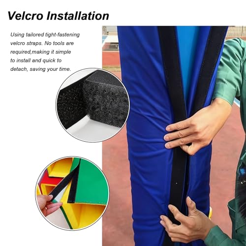 Funda para poste de baloncesto acolchada y resistente a la intemperie 4