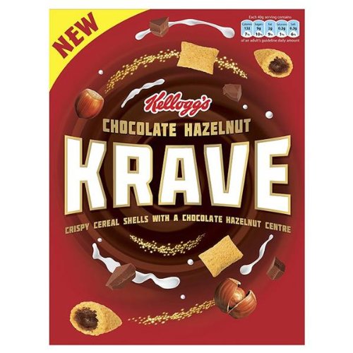 Kelloggs Krave 1x375g Breakfast Cereals