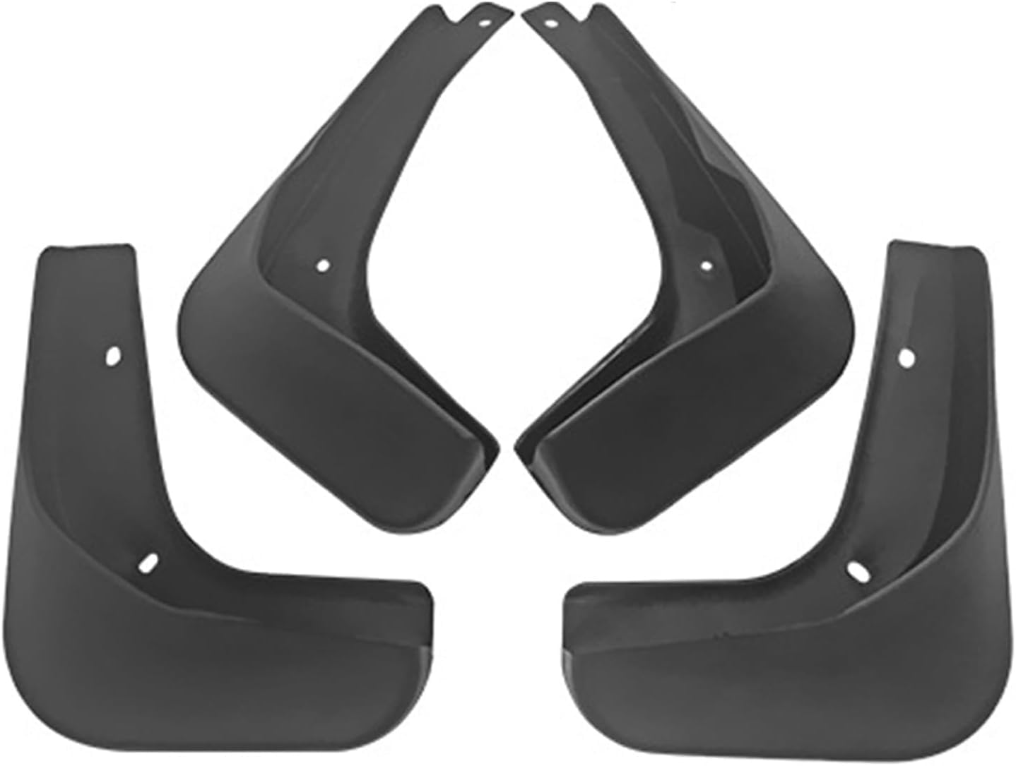 RSCBB 4 Pcs Car Mud Flaps Splash Guards for Volkswagen Polo 2011-2013, Easy Installation Mudguards Front Rear Mud Flaps Splashproof Waterproof Car Accessories