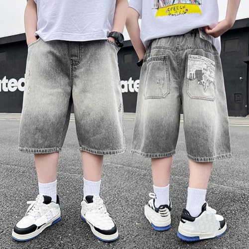 Pantalones vaqueros de niño estilo palazzo ligeros: moda casual infantil con bolsillos amplios 7