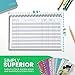 The Superior Register - Simple Account Tracker - Big Checkbook Register & Financial Ledger - Debit Card Register - Bank Register - 1 Pack, Teal, Wide Edition
