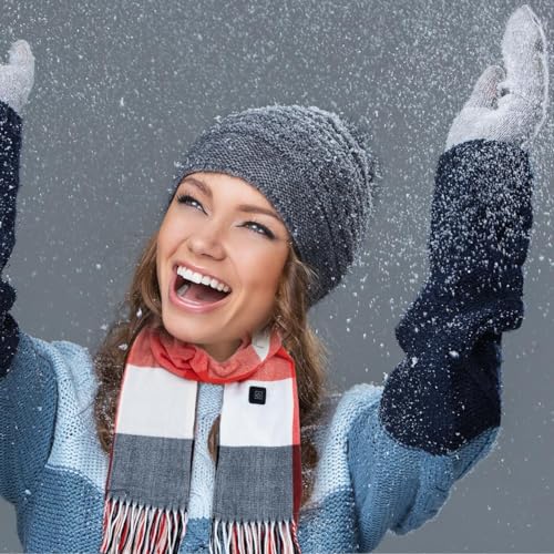 Bufanda calefactable lavable para aliviar el frío cervical en invierno 3
