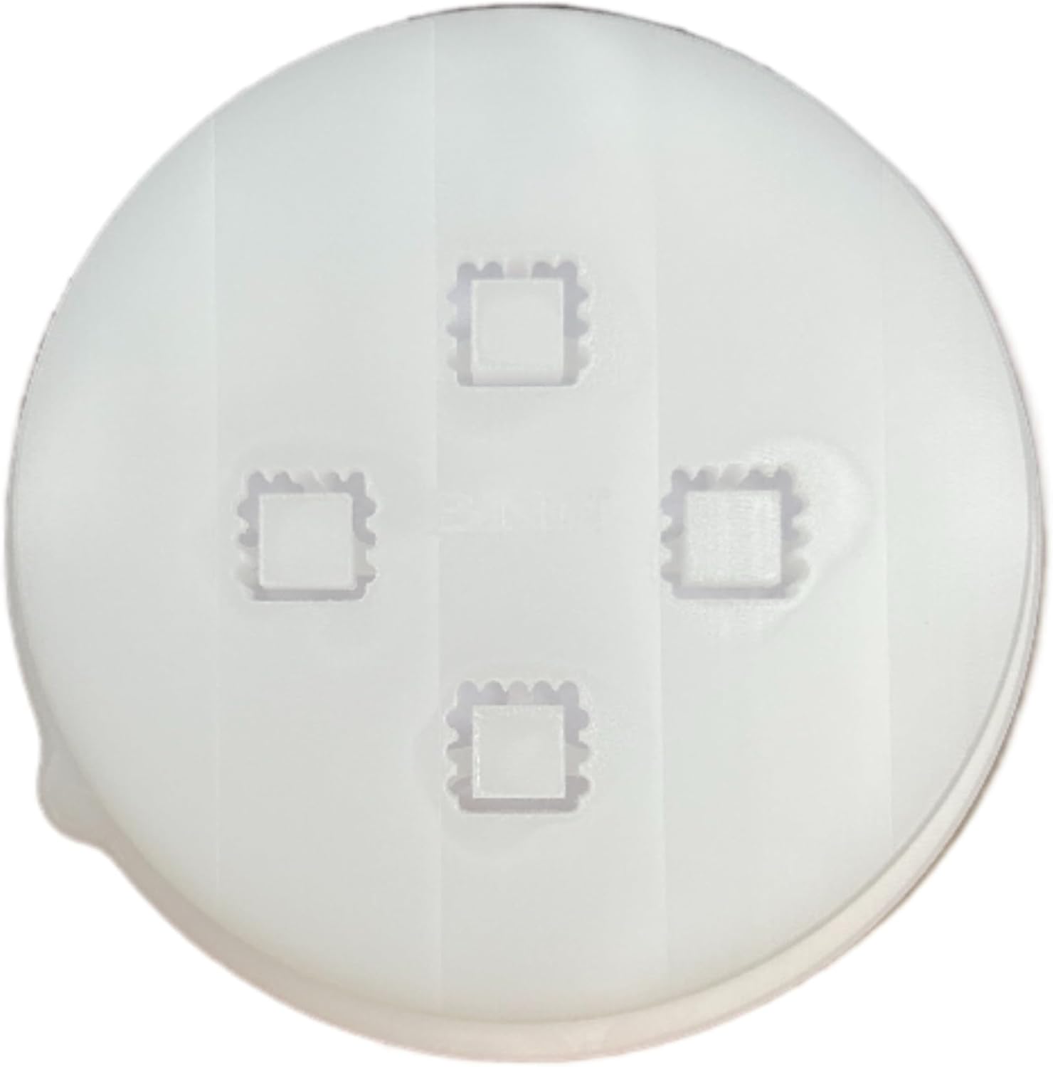 BNN Macaroni Square Rigate Curve 8 mm AMMQRC08 Pasta Disc Compatible with Philips Pasta Maker