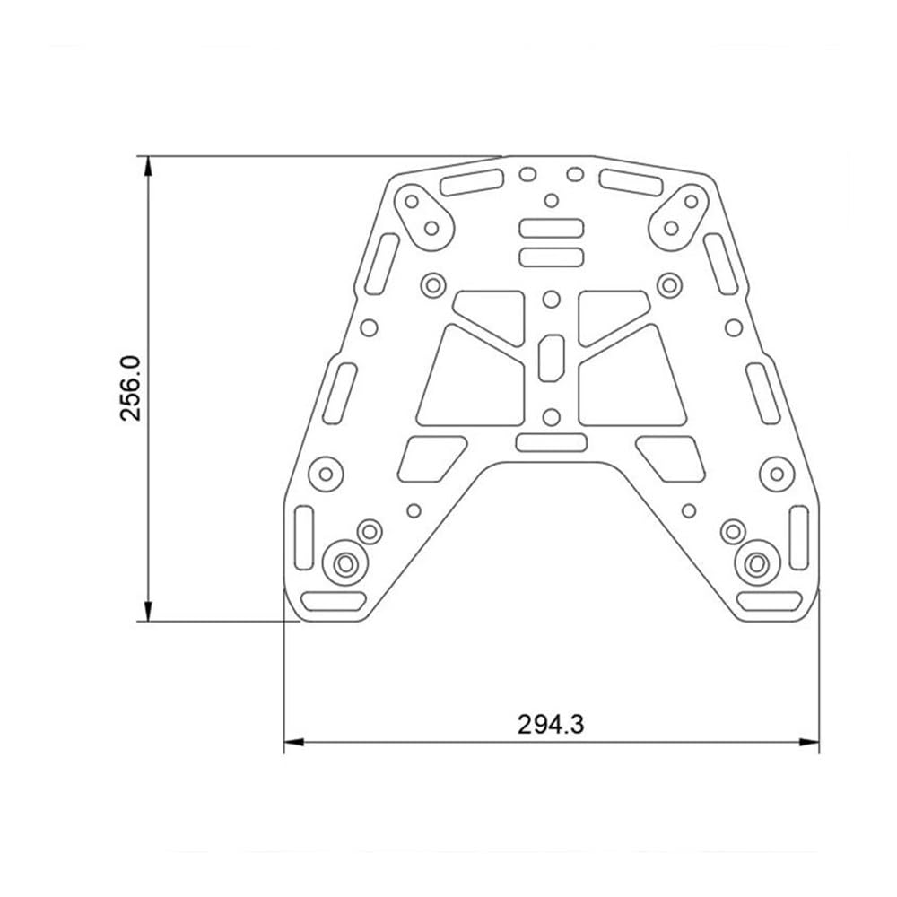 Pannier Holder Portaequipajes Lateral Trasero para Tenere700 para T7 para T700 2021-2025 Compatible