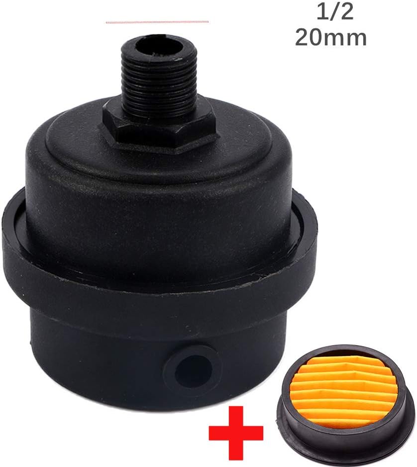 Air Compressor Silencer Filter Metal Air Compressor Intake Filter Noise Muffler Silencer 1/2" 1PCS