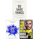 Do Hard Things, Grit Why passion and resilience are the secrets to success & The Art of Resilience 3 Books Collection Set