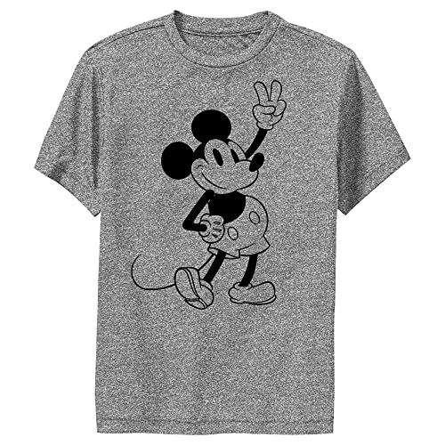 Tee-shirt sport Mickey performance respirant pour garçon taille S gris