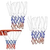 【Matériau du produit】 Ce filet de basket-ball est tissé à partir de fil de nylon super épais, très solide et longue durée de vie, pas facile à casser, vieillissant, c'est un filet spécial pour les matchs de basket-ball.