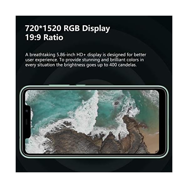 OUKITEL-C22-Unlocked-Smartphone-4G-Android-10-Triple-Cameras-Cell-Phone-4GB-128GB-Dual-SIM-4000mAh-Battery-586-Inches-13MP-Rear-Camera-Face-Fingerprint-ID-Global-LTE-Mobile-Phone-Green OUKITEL C22 Unlocked Smartphone, 4G Android 10 Triple Cameras Cell Phone, 4GB 128GB Dual SIM 4000mAh Battery 5.86 Inches 13MP Rear Camera Face Fingerprint ID Global LTE Mobile Phone (Green)