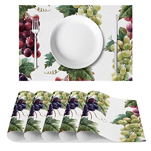 Sets de table résistants à la chaleur lot de 6 haut de gamme pour table design
