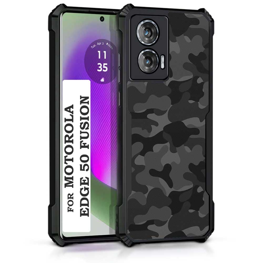 COBERTA Back Cover for Motorola Edge 50 Fusion 5G Back Cover Case - Black Camoflague Camo PT99 D12246 (B0D9FCCMQJ) Amazon Price History, Amazon Price Tracker