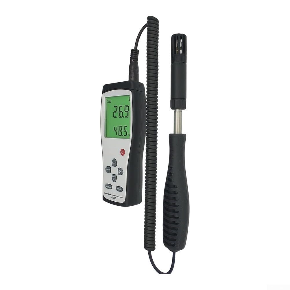 Medidor de temperatura de humedad AS847 pantalla grande