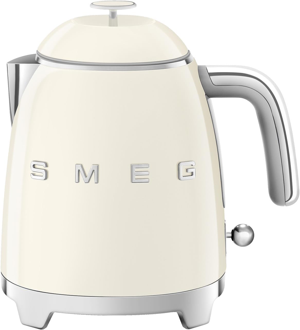 Cream 50's Retro Style Electric Mini Kettle