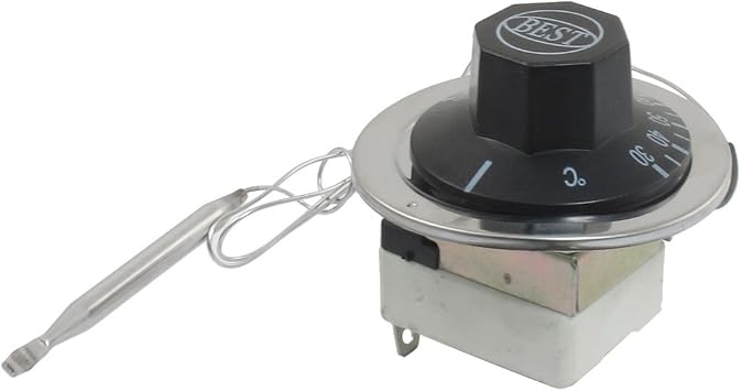 1NC 1NO AC 250 16A 30-110C Temperature Control Switch Capillary Thermostat for Oven Refrigerator Heater