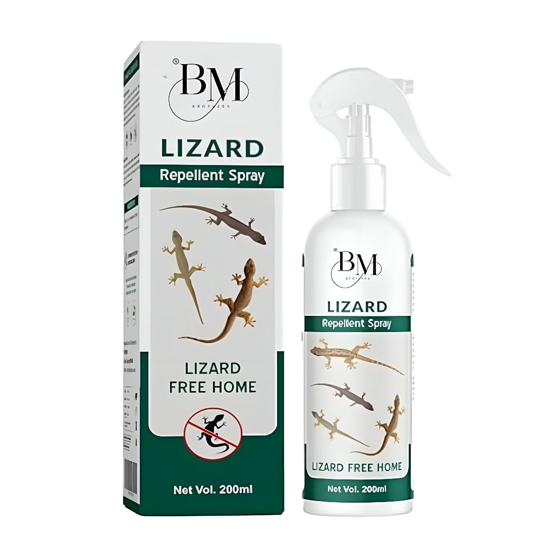 Lizard Repellent Spray - 200ml | Indoor Anti-Lizard Solution for Walls, Ceilings, Corners & Entry Points | Helps Keep Homes Clean and Lizard-Free-image-7