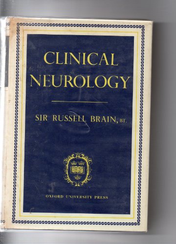 Clinical Neurology B000NPG614 Book Cover