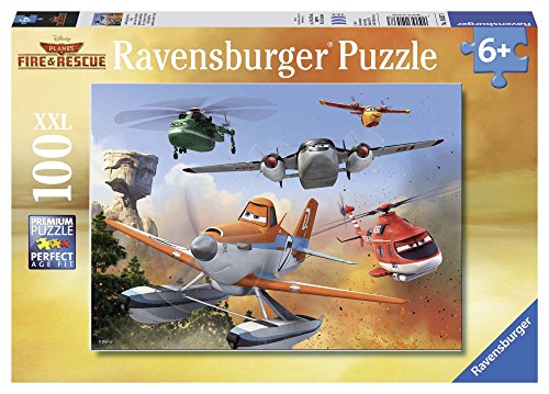 Ravensburger Disney Planes Fire & Rescue: Fighting The Fire - 100 Piece Jigsaw Puzzle for Kids – Every Piece is Unique, Pieces Fit Together Perfectly