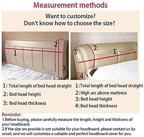 YYQIANG Bedheadboard Covers Bed Headboards Slipcover Hoofdeinde Covers Protector Hoofdeinde Covers voor Dustichte Cover Voor Double/Small/King Size Kids Volwassen Slaapkamer Bedden Beschermend - Afbeelding 6
