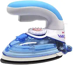 Mini Ferro 2 em 1 Bi-volt 800 Watts Azul Westpress Mini Ferro Passar Viagem Patchwork Steamer À Vapor Vertical