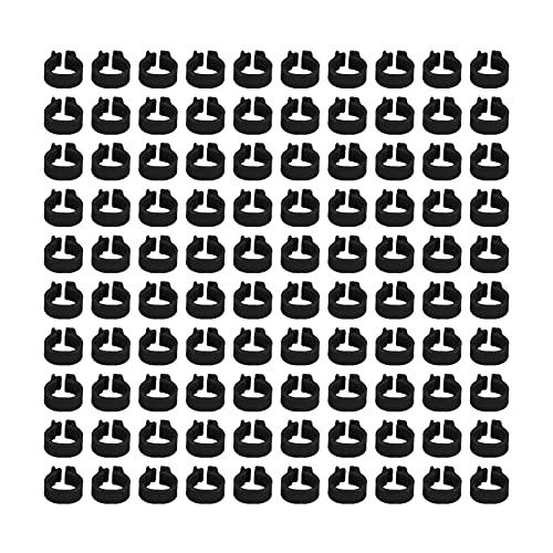 Les-Theresa 100 STKS 8mm Duiven Identificatie Been Ringen Pluimvee Been Bands Geen Woorden Duiven Supplies (Zwart) - Afbeelding 7