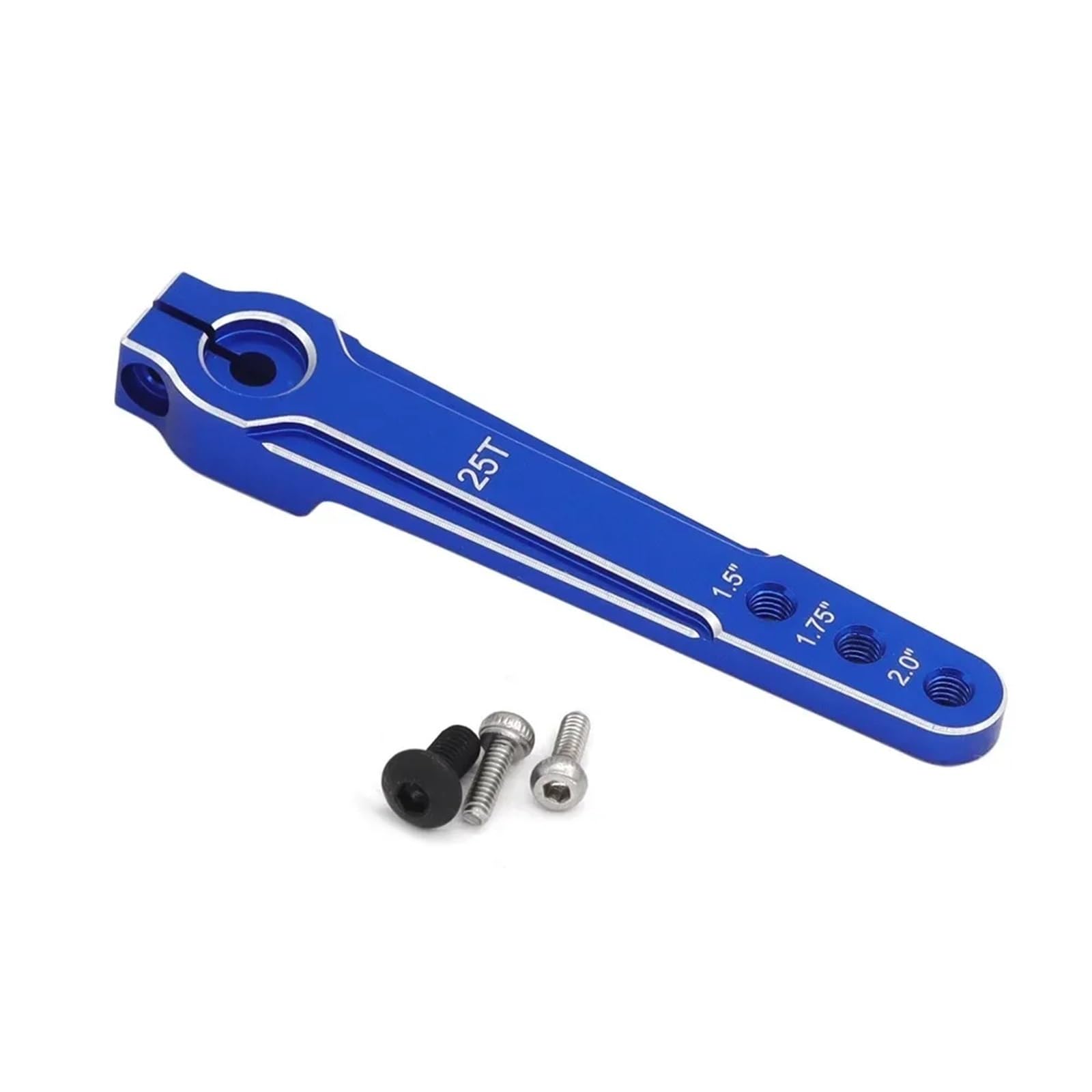RC Crawler Modelle Teile Für SCX10 Aluminium 25T Erweiterte Lenkung Servo Arm Horn M3 3 Loch RC Auto Flugzeug Für Schaukel Teile Modell Zubehör(Blue)