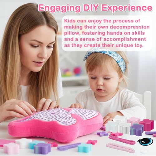 Image of PATPAT DIY Poke Art Cartoon Unicorn Pillow, Educational Craft Kit for Kids & Adults, Enhances Creativity, Fine Motor Skills, Hand-Eye Coordination, No Sewing Required Unicorn Gifts for Girls