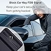 wisdompro RFID Signal Blocking Pouch, Large Faraday Bag for Cell Phones and Car Keys, Keyless Car Key Signal Blocker, Keyless Entry Protector Pouch - Black #5