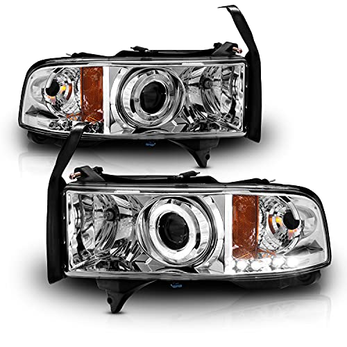 image for AmeriLite for 1994-2001 Dodge Ram 1500 2500 3500 Pickup Dual LED Halos
