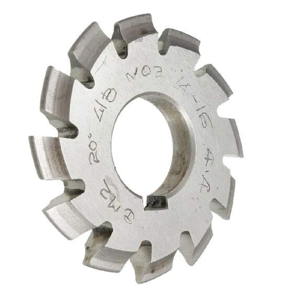 1PCS Modul 2 Durchmesser 22 Mm 20 Grad # 1-8 HSS Involute Zahnradfräser (#2)