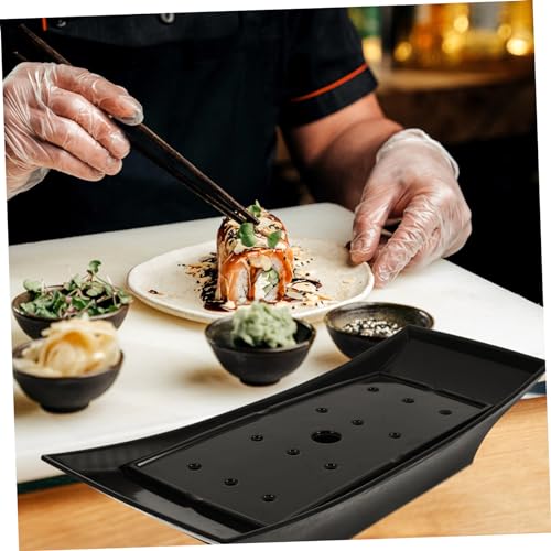 Plato para sushi reutilizable elegante miniatura 4