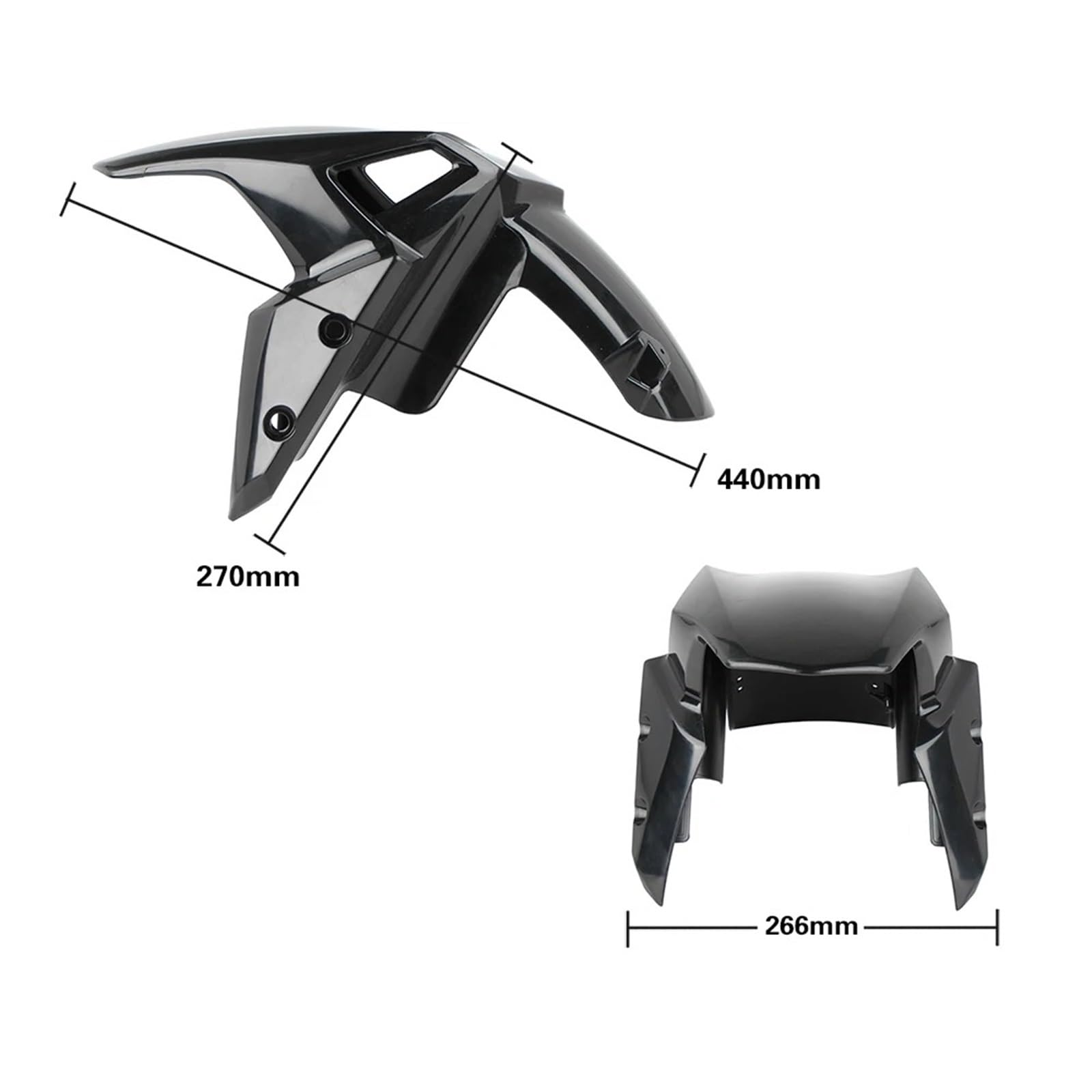 Moto Parafanghi Per Kawasaki Per Z900 2017-2022 Moto Parafango Ruota Anteriore Parafango Tire Hugger Splash Guard Protector Motociclo Parafango