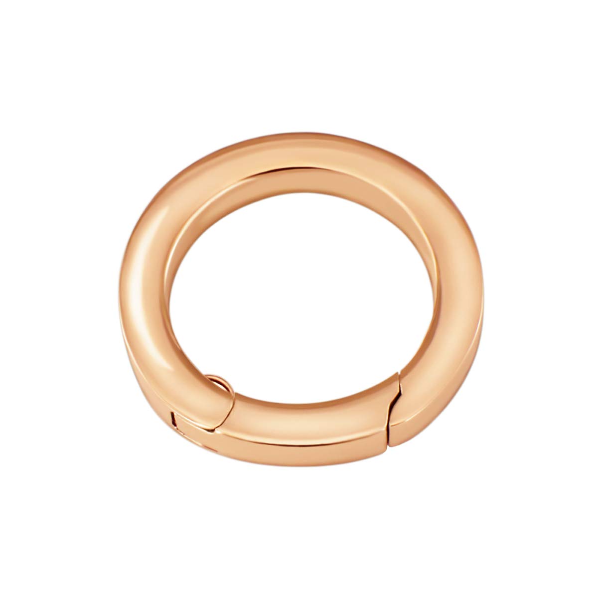 Quiges Collana In Pelle Con Anello In Acciaio – Sostituibile, 50 Cm, Nero/Argento