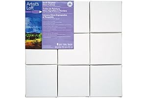 Artist Loft Canvas Back Stapled Deco Canvas 9 Pack