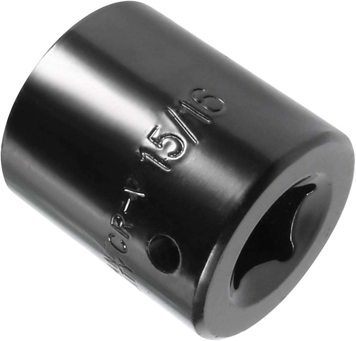 6 Point Shallow Impact Socket, 1/2" by 15/16" SAE Size, CR-V Steel Hex Deep Socket - (Applications: for Car Maintenance)