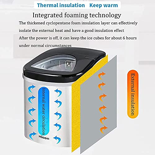 Máquina Fabricadora de Hielo Portátil de Acero Inoxidable miniatura 5