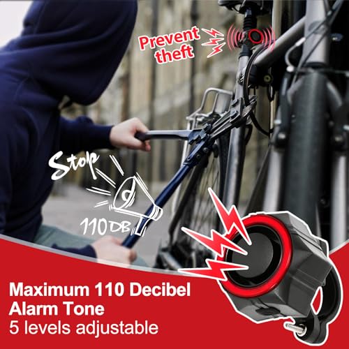 Bangting 110Db Loud Bike Alarms With Remote, Wireless Best Anti Theft Vibration Motorcycle Alarm thumb #1