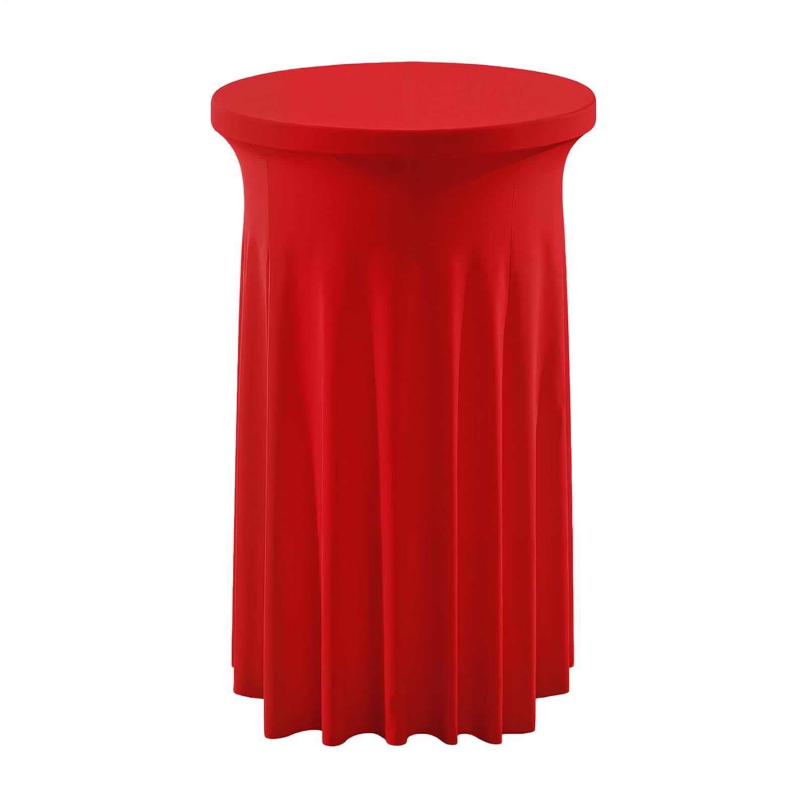 Tovaglia alta elasticizzata per tavoli da cocktail, tovaglie per feste di Natale, eleganti coperture per banchetti per interni ed esterni, matrimoni, bistrot e pub, facili da pulire