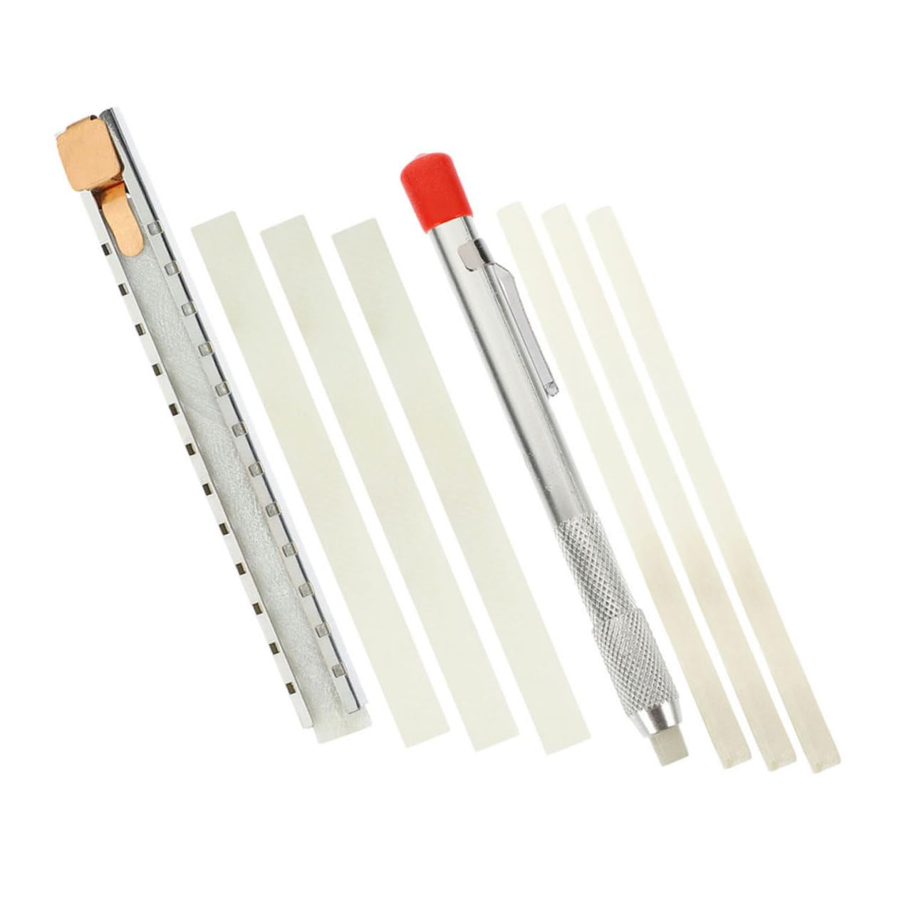 SHINEOFI 3 Juegos Tiza de Soldador con Soporte Lápiz de Tiza de Jabón Natural Azulejos y Superficies
