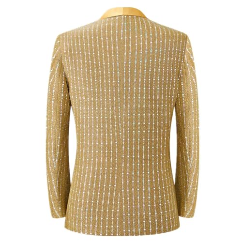 Men Wedding Prom Party Striped Suits Host Singer Pianist Stage Performance Dress Blazer and Pant 5