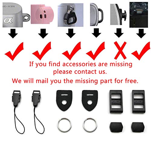 Chmete Camera Neck Strap/Thin Camera Strap Or Binoculars Strap Black #TOP4