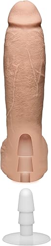 Miniatura 2 de Doc Johnson Signature Series Jeff Stryker - Consolador realista ULTRASKYN de 10 pulgadas con ventosa extraíble Vac-U-Lock, compatible con máquina F