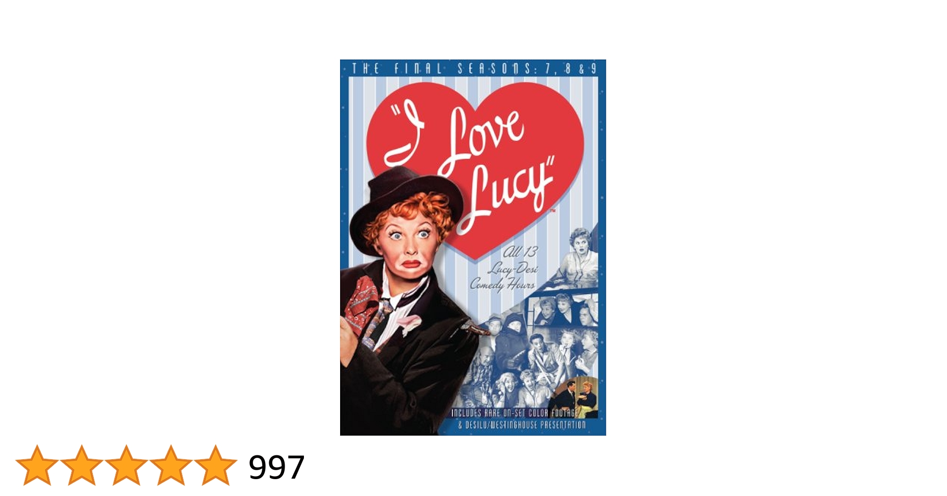 (未使用･未開封品)I Love Lucy: Complete Seventh &amp; Eighth &amp; Nineth [DVD] I Love Lucy: Complete Seventh & Eighth & Nineth [DVD]