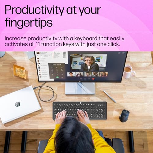 Image of HP K260 Wireless Keyboard /Quick /Comfy /Accurate /Plug and Play /LED Indicators