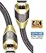 Produktbild 4K HDMI Kabel 1M(2 Pack) HDMI 2.0b Kabel 4K@60Hz HighSpeed 18Gbps Nylon Geflecht Vergoldete Anschlüsse mit Ethernet/Audio Rückkanal,Kompatibel mit Video 4K UHD 2160p,HD 1080p,3D Xbox PS4-IBRA Luxury