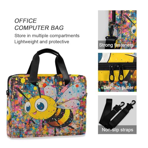 Bolso para portátil con asa y correa para 15.6 pulg miniatura 6