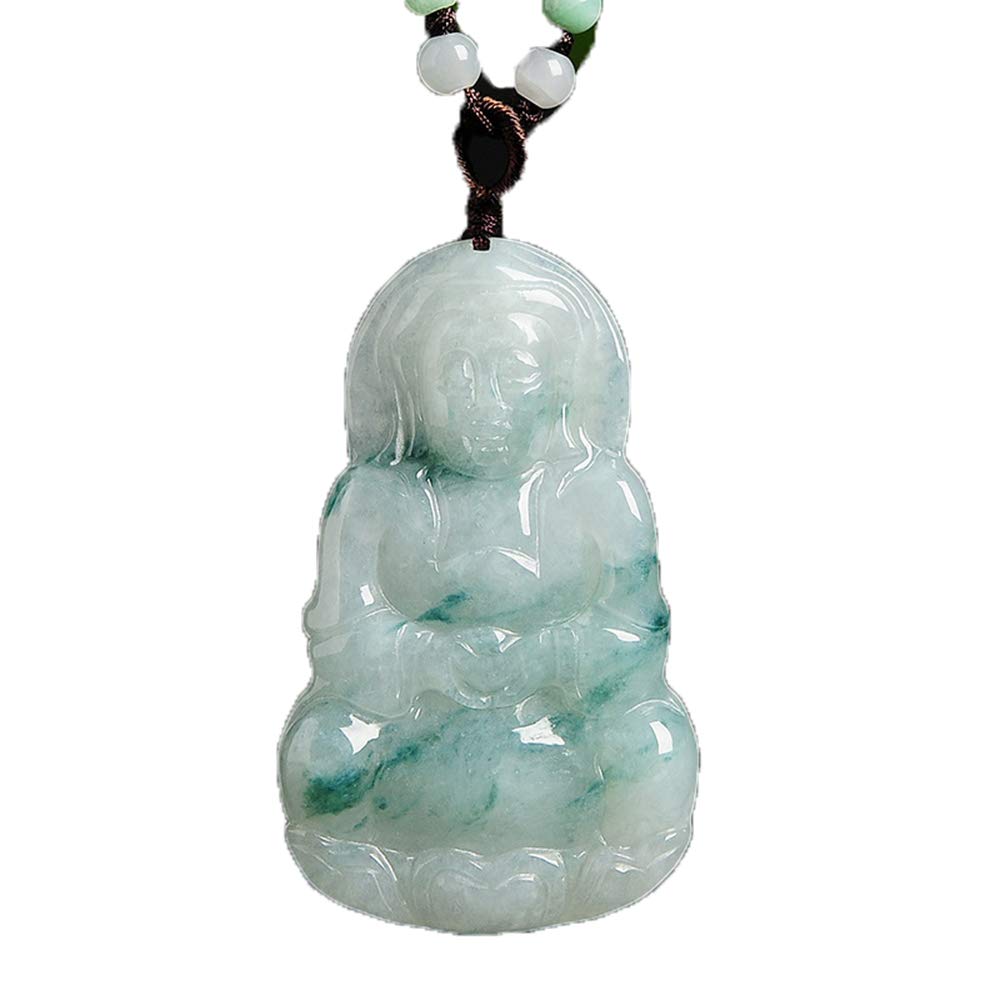Amulette porte-bonheur en jade Guanyin, cadeau idéal mixte