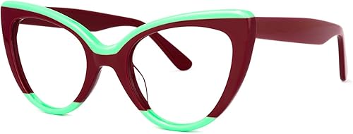 Miniatura 2 de Zeelool Gafas de bloqueo de luz azul con estilo ojo de gato para mujer 100% protección UV400 Claudette ZOA01968
