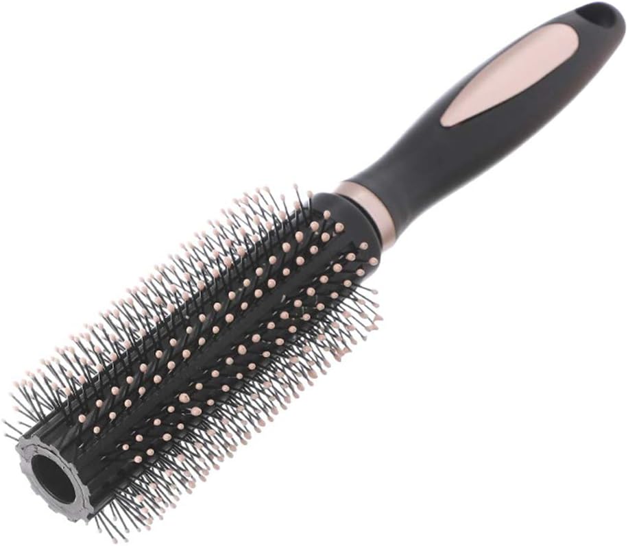 Anti-Static Hair Brushes for Men and Women Adults and Kids Nylon Bristle Pins Massage Brush Blow Dry Detangle Hairbrush Comb for All Hair Types Styling Wet or Dry - Round
